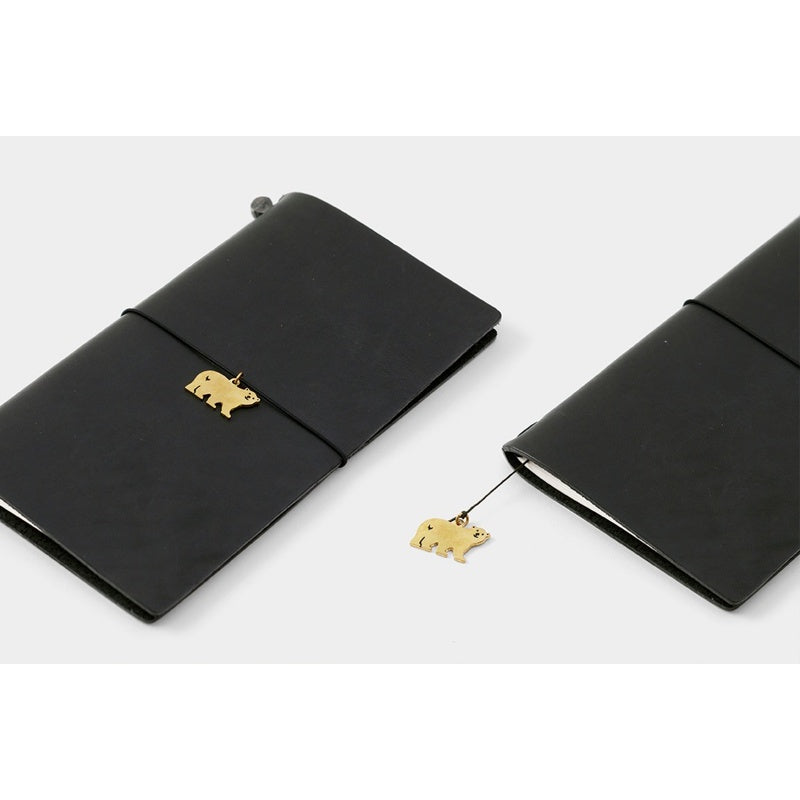 [Limited Edition] Traveler's Factory Brass Charm Small Bear for Notebook