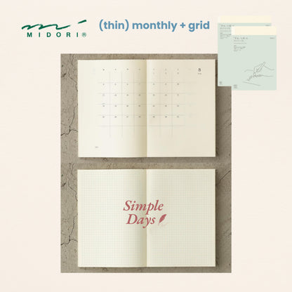 Midori 2026 Diary MD Notebook Diary Planner Monthly / 1 Page Per  Day A6 / B6 / A5