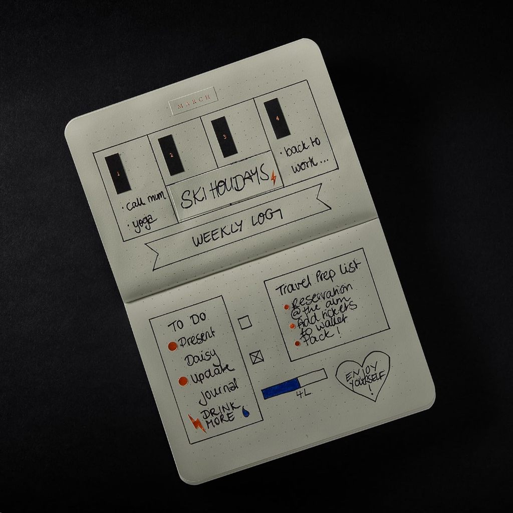 Pre-Order: Leuchtturm1917 Bullet Journal Pocket 3-pack Dotted Black