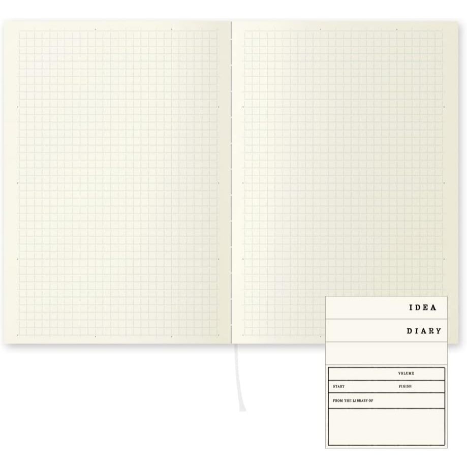 [On Hand] Midori MD Note Cover and Notebook - Grid / Blank / Ruled / Lined / A6 / B6 / A5