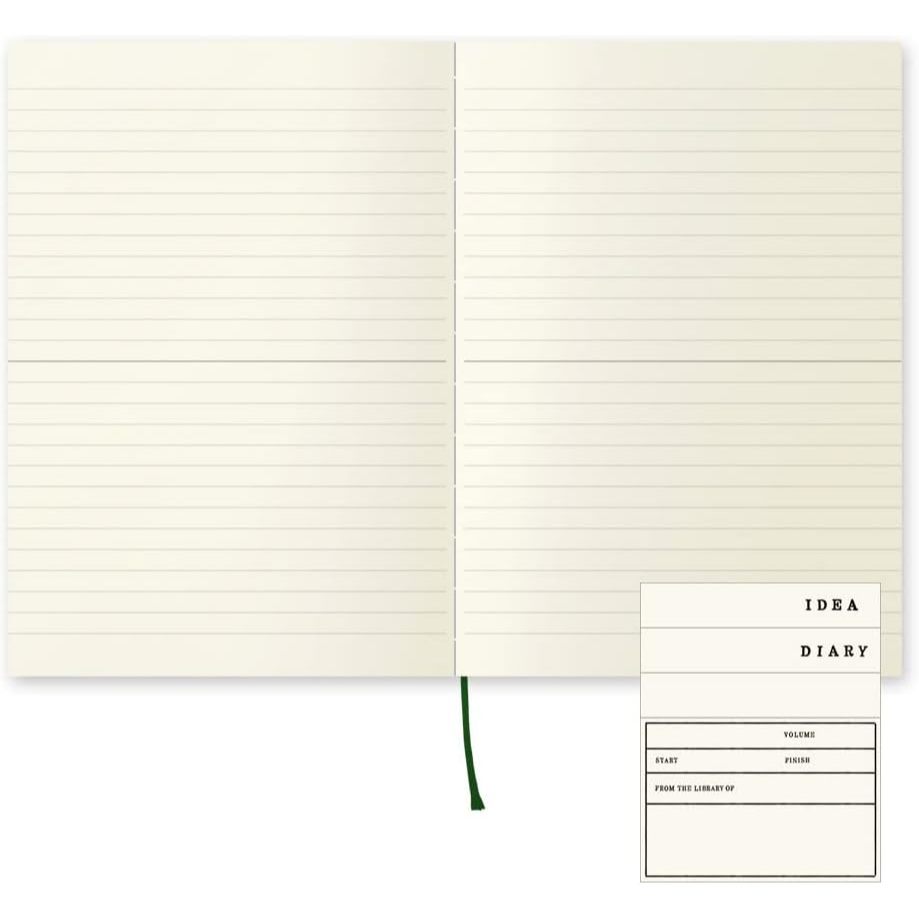 [On Hand] Midori MD Note Cover and Notebook - Grid / Blank / Ruled / Lined / A6 / B6 / A5