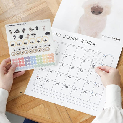 THE DOG 2024 Large Size Calendar [Bichon Frise]
