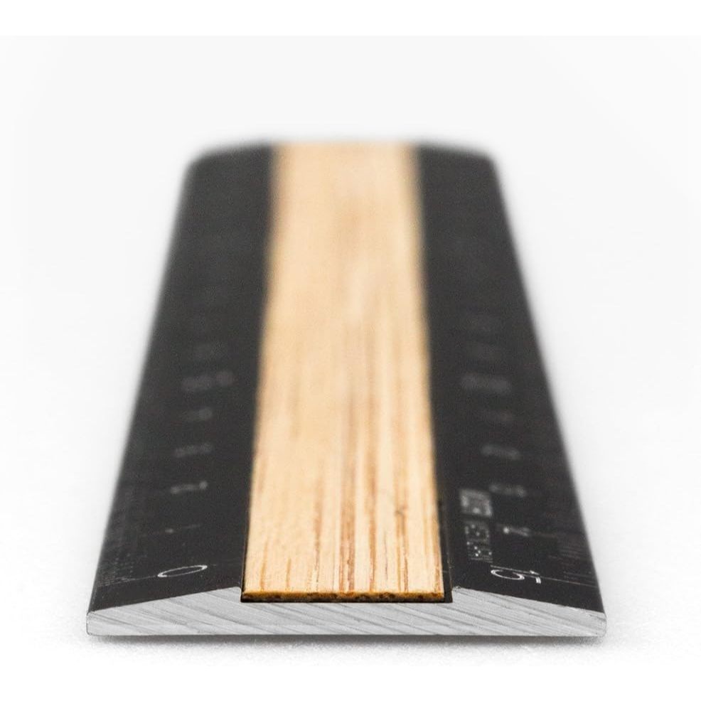 On Hand: Midori Aluminum Wood Ruler 6 inches (15 cm)