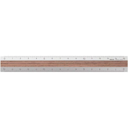 On Hand: Midori Aluminum Wood Ruler 6 inches (15 cm)