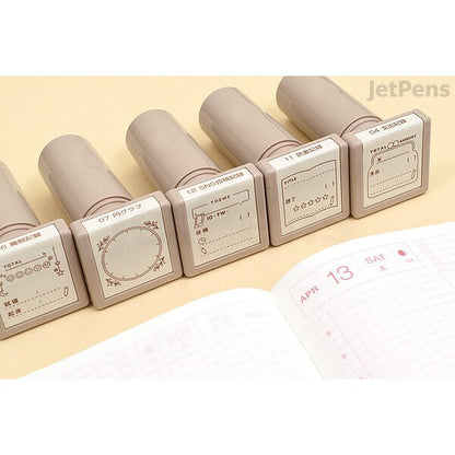 Shachihata Daily Log Stamp Main Body / Refill