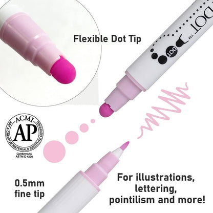 ON HAND Kuretake ZIG Water Based Pen Clean Color Dot