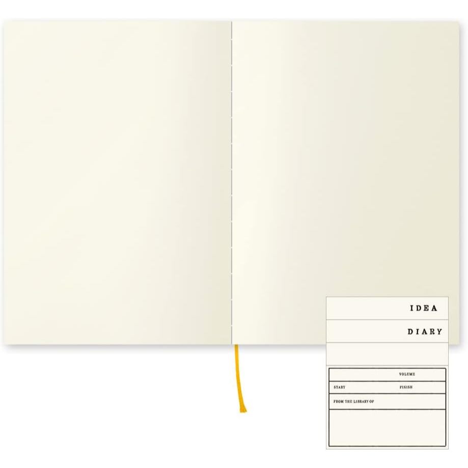 [On Hand] Midori MD Note Cover and Notebook - Grid / Blank / Ruled / Lined / A6 / B6 / A5