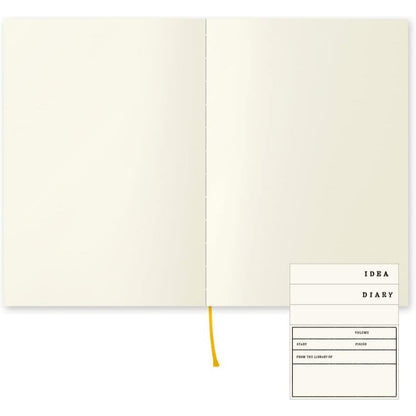 [On Hand] Midori MD Note Cover and Notebook - Grid / Blank / Ruled / Lined / A6 / B6 / A5