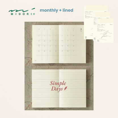 Midori 2026 Diary MD Notebook Diary Planner Monthly / 1 Page Per  Day A6 / B6 / A5