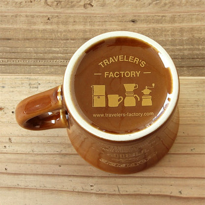 [On Hand] Traveler's Factory Mug Coffee Table Trip Brown