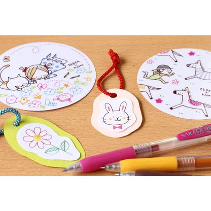 Zebra Sarasa 1piece Refill for Clip Black Gel Ball Pen 0.3 0.4 0.5 0.7 1.0 mm