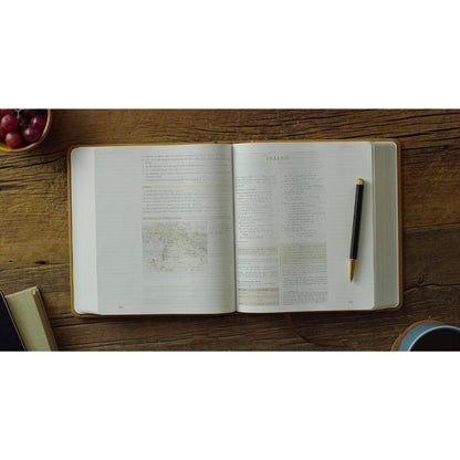 Crossway ESV Journaling Study Bible Hardcover TruTone Nubuck Caramel