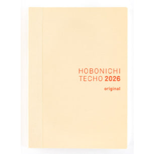 HOBONICHI 2026 Techo Original / Planner English / Cousin / Avec / Day Free / 5 Year / One Piece Note