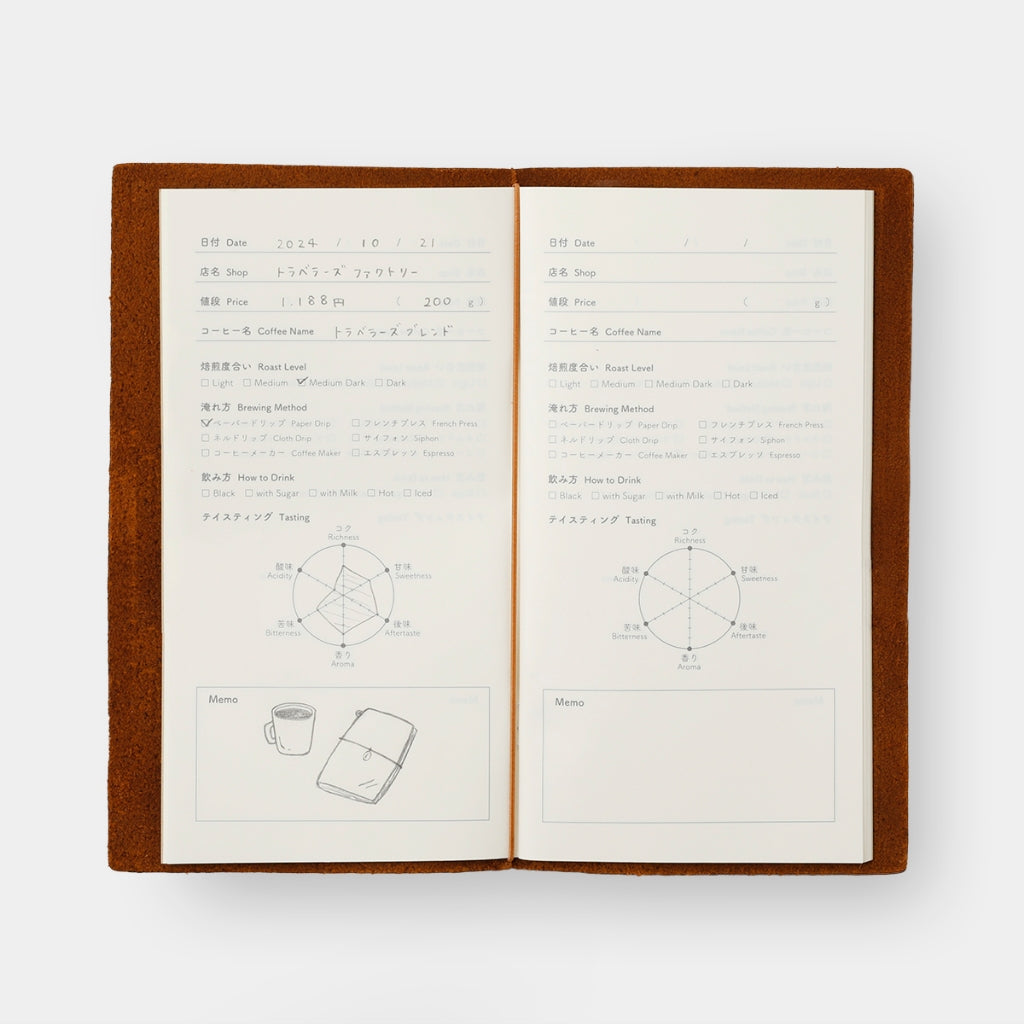 TF Traveler's Notebook Coffee Picture Book Refill - Regular Size