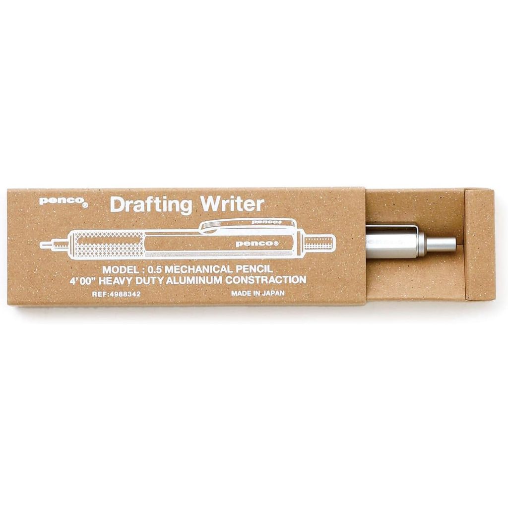 Penco Drafting Mechanical Pencil - 4" Aluminum Body - HB 0.5mm