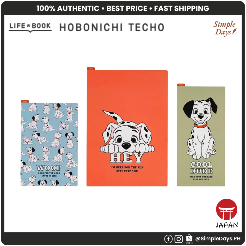 Hobonichi Pencil Board - 101 Dalmatians - For A6 / A5 / Weeks Size Notebook