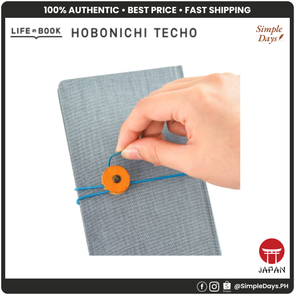 Hobonichi Rivet Band Laccio for Notebook Closure A6 Original / A5 Cousin / Weeks Size