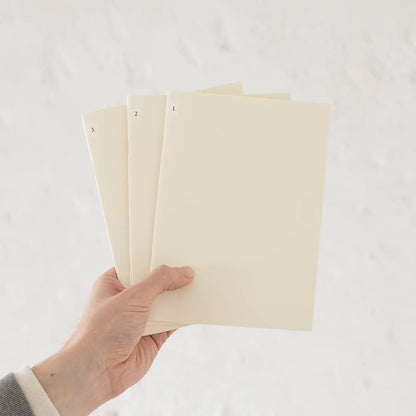 Midori MD Note LIGHT Notebook - Grid / Blank / Ruled / Lined / A6 / B6 / A5