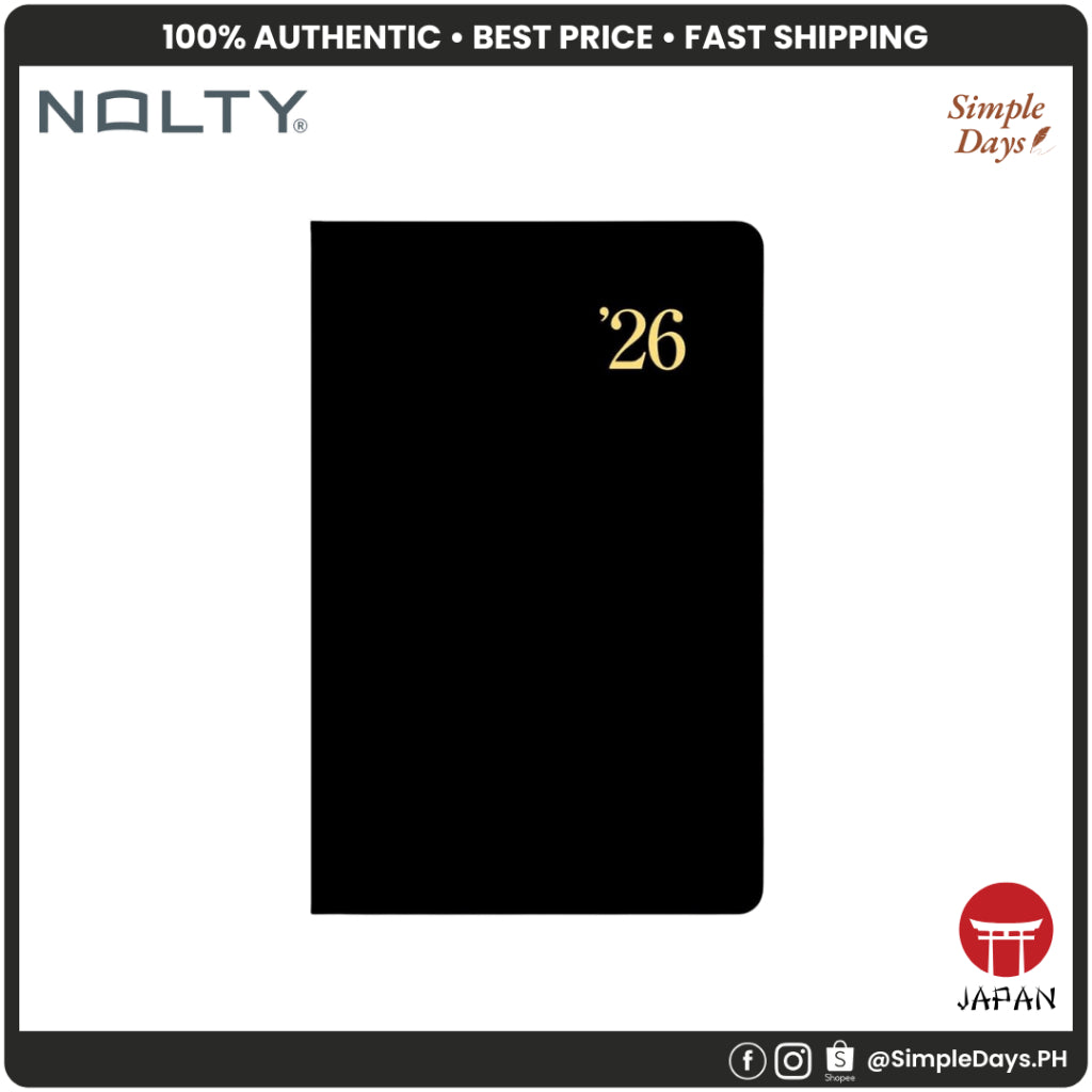 NOLTY 2026 Planner - Weekly Horizontal Left + Memo - Efficiency Pocket Notebook - 1111 / 1211