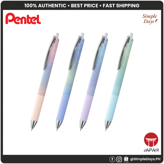 Pentel FLOWTUNE (Limited Edition) Oil Based Ballpoint Pen, 0.4mm Black