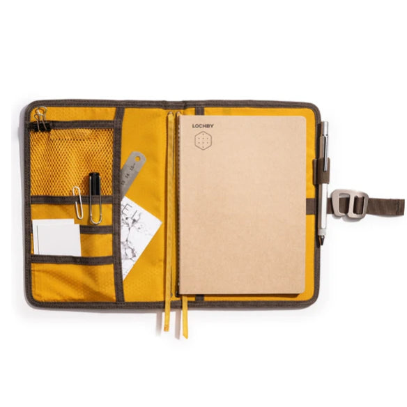 LOCHBY Field Journal 100% VEGAN Cover with A5 Tomoe River Paper Notebook Dot Grid