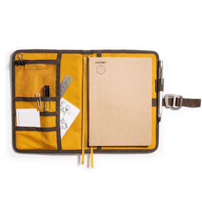 LOCHBY Field Journal 100% VEGAN Cover with A5 Tomoe River Paper Notebook Dot Grid