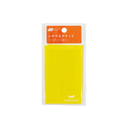 Hobonichi Add-on Pocket Adhesive Clear Envelope for Notebook