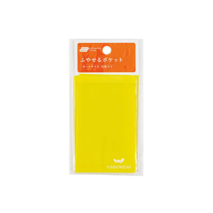 Hobonichi Add-on Pocket Adhesive Clear Envelope for Notebook