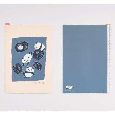 Hobonichi Pencil Board - Love it Panda - For A6 / A5 / Weeks Size Notebook