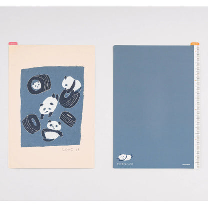 Hobonichi Pencil Board - Love it Panda - For A6 / A5 / Weeks Size Notebook
