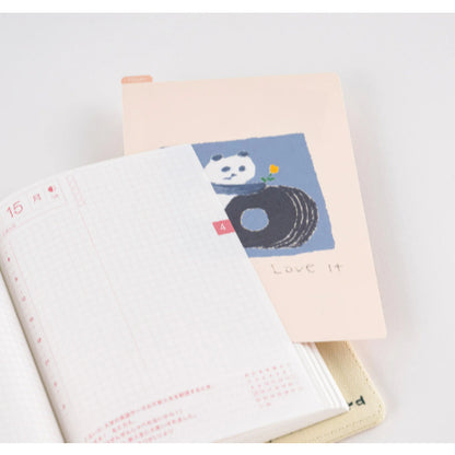 Hobonichi Pencil Board - Love it Panda - For A6 / A5 / Weeks Size Notebook