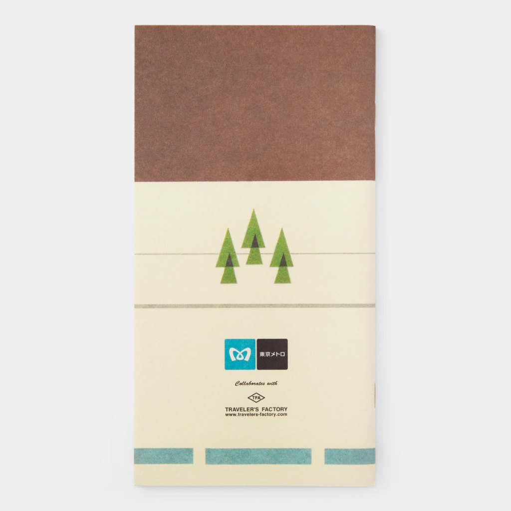 TF Traveler's Notebook Tokyo Metro Refill - Regular Size