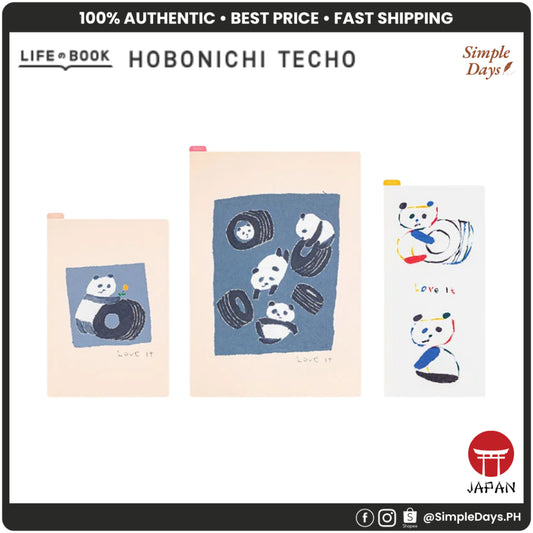 Hobonichi Pencil Board - Love it Panda - For A6 / A5 / Weeks Size Notebook