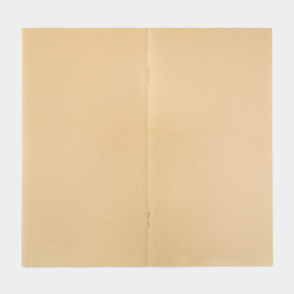 Traveler's Notebook Short Trip (ST) - Regular & Passport Size Refill - Cream / Blank / Kraft