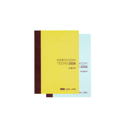 HOBONICHI 2026 Techo Original / Planner English / Cousin / Avec / Day Free / 5 Year / One Piece Note
