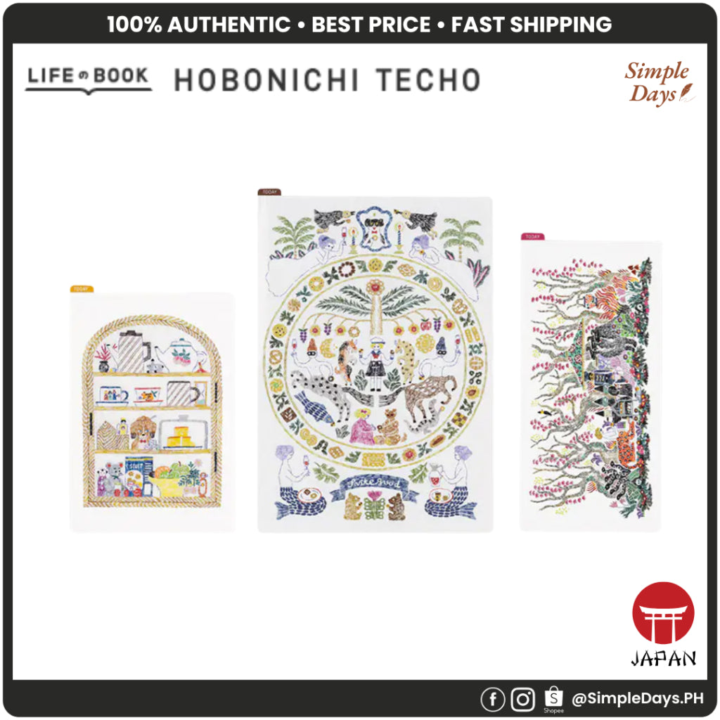 Hobonichi Pencil Board - Happy Tea Time - Iyo Okumi - For A6 / A5 / Weeks Size Notebook