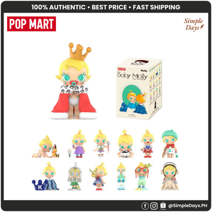POP MART Baby Molly When I was Three! Series, Blind Box Figures, Random Design, Collectible Toys
