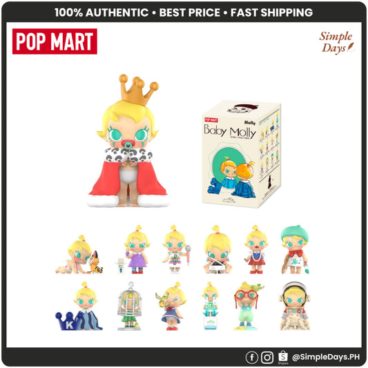 POP MART Baby Molly When I was Three! Series, Blind Box Figures, Random Design, Collectible Toys