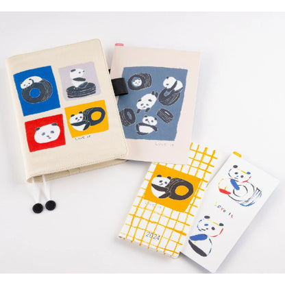 Hobonichi Pencil Board - Love it Panda - For A6 / A5 / Weeks Size Notebook