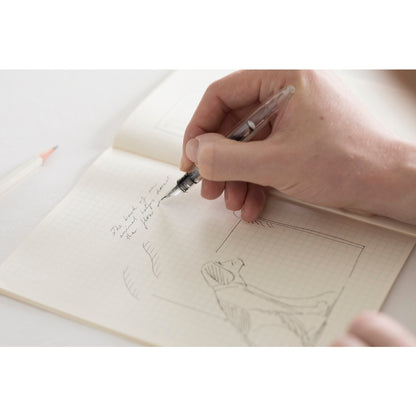 Midori MD Note LIGHT Notebook - Grid / Blank / Ruled / Lined / A6 / B6 / A5