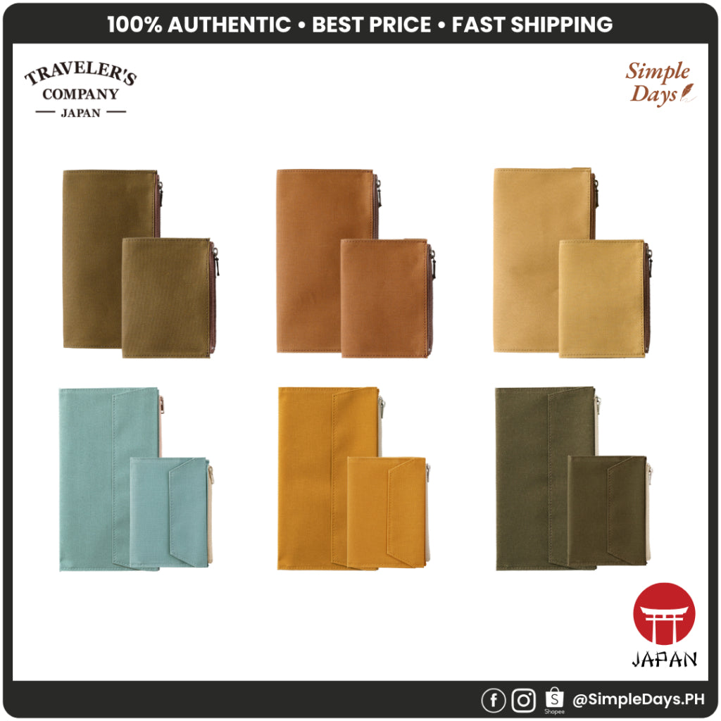 TF Traveler's Notebook Cotton / Paper Cloth Zipper Case