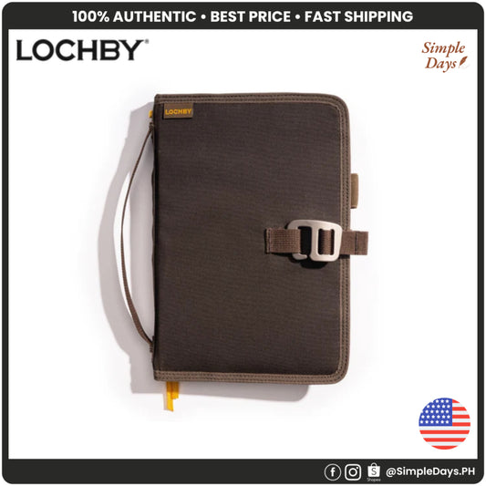 LOCHBY Field Journal 100% VEGAN Cover with A5 Tomoe River Paper Notebook Dot Grid