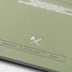 TOOLS to LIVEBY Notebook - Tomoe River Paper - Letterpress Machine (Dot) - Spiral Staircase (Grid)