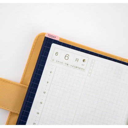 Hobonichi Pencil Board - Ice Gray x Yellow / Navy x Pink - For A6 / A5 / Weeks Size Notebook