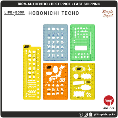 Hobonichi Stencils / Ruler / Writing Tool