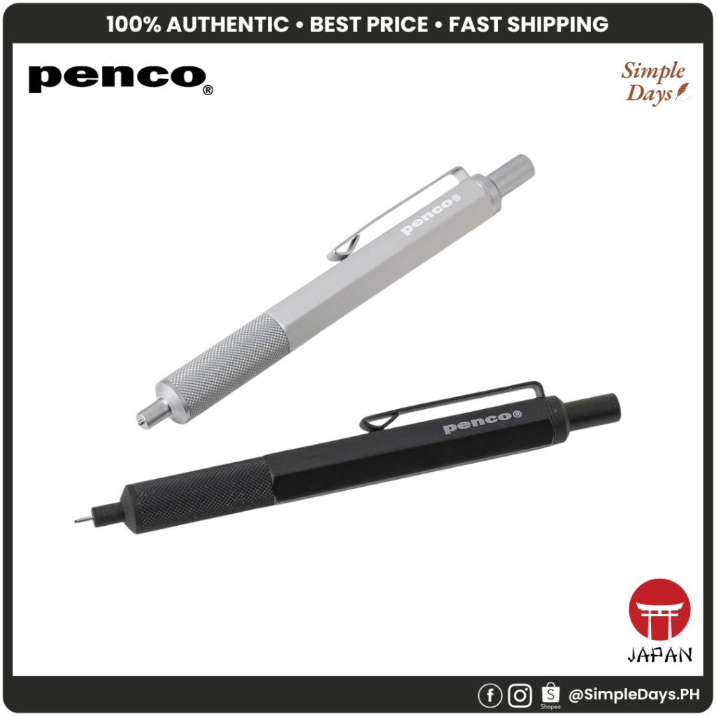 Penco Drafting Mechanical Pencil - 4" Aluminum Body - HB 0.5mm
