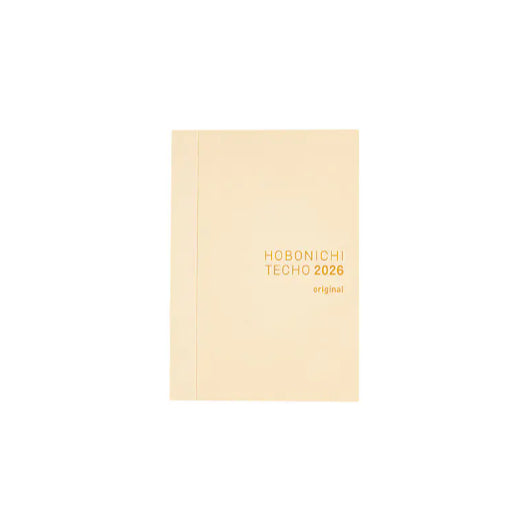 HOBONICHI 2026 Techo Original / Planner English / Cousin / Avec / Day Free / 5 Year / One Piece Note