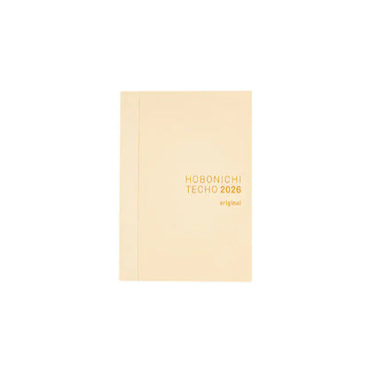HOBONICHI 2026 Techo Original / Planner English / Cousin / Avec / Day Free / 5 Year / One Piece Note