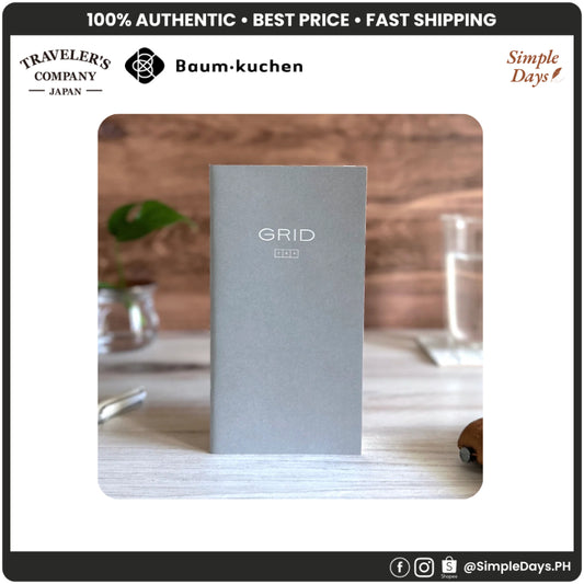 Baum Kuchen x Traveler's Company Grid Notebook - Regular Size