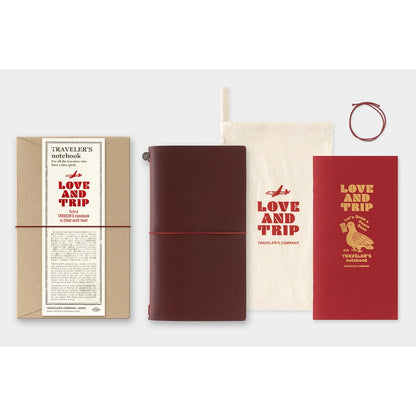 Traveler's Notebook RED Love and Trip